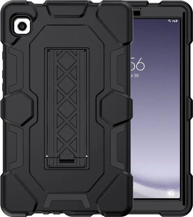 Main image of Case for  Galaxy Tab A9 Case 8.7 Inch 2023 Model (SM-X110/X115/X117) Heavy Duty Shockproof Hybrid Three Layer Protective Cover with Kickstand for  A9 Tablet 8.7 Black