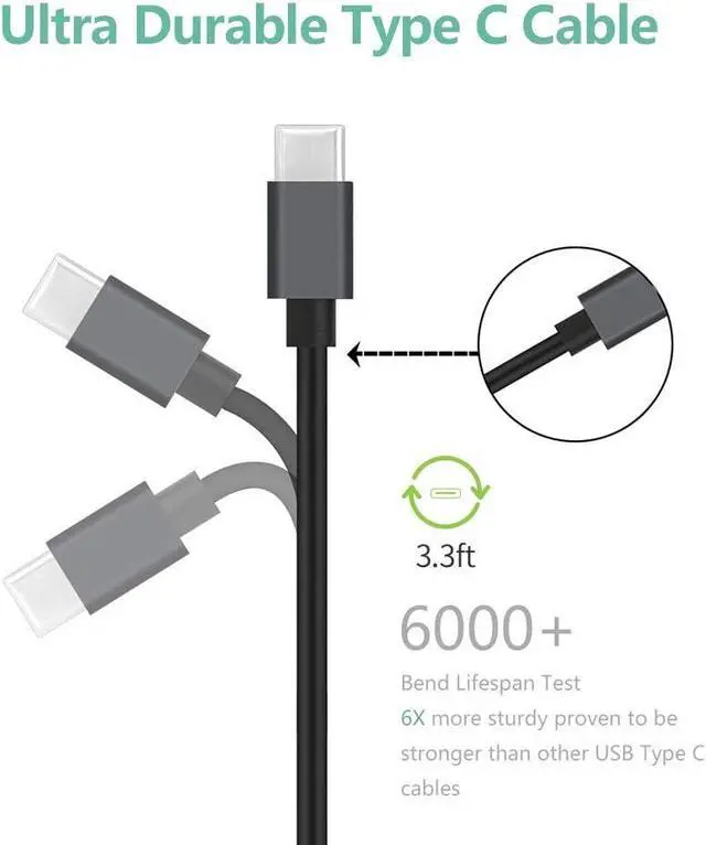 Alt view image 6 of 7 - Rapid USB C Car Charger Compatible for  Galaxy S25 Plus/Ultra/S24/S23/S22/S21/Note 20/10/9/8/S20/S10+/S10e/S9/S8/A50/A70 Quick Charge 3.0 Dual USB 18W Fast Car Charger+ Type C Cable 3.3ft