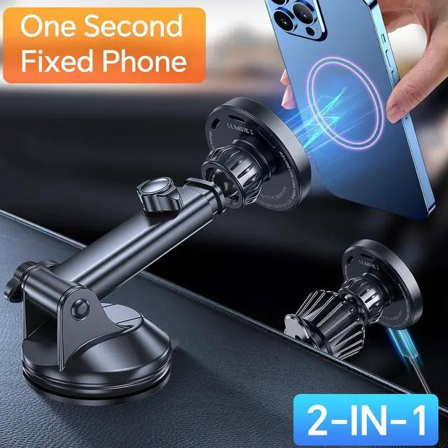 Alt view image 5 of 7 - for MagSafe Car Mount ChargerUltra MagnetMagnetic Phone Holders for Your Car ChargerWindshield+Vent+DashMagnetic Wireless Car Phone Holder Charger Car Mount for iPhone 16 Pro Max 15 14 13