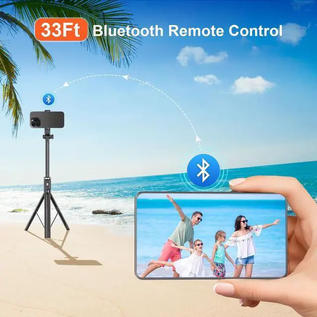Alt view image 4 of 6 - Selfie Monitor Screen Phone Vlog Selfie Monitor Screen Support Wireless Synchronization 0 Latency Remote Control Operation 1800mAh Battery Back Camera for iPhone & Android Phone