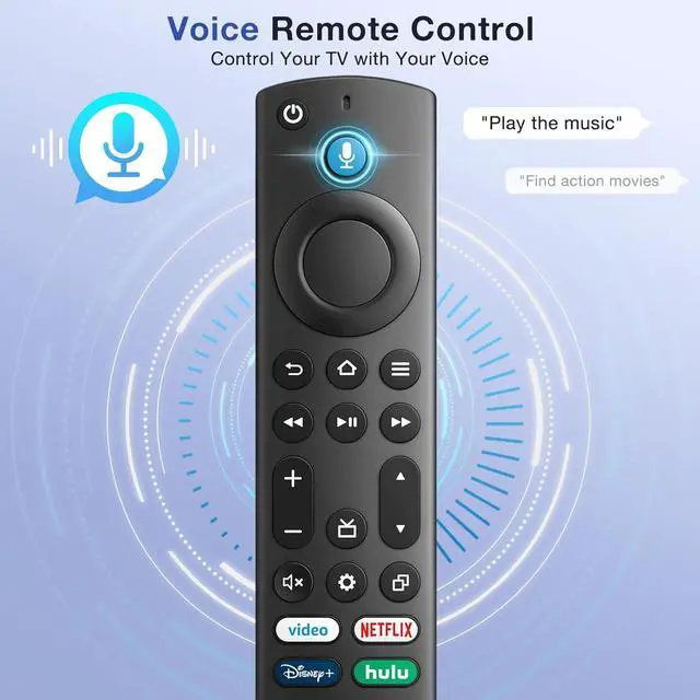 Alt view image 3 of 7 - Replacement-Voice-Remote-Control-for-Insignia-Toshiba-Pioneer-Smart-TVs