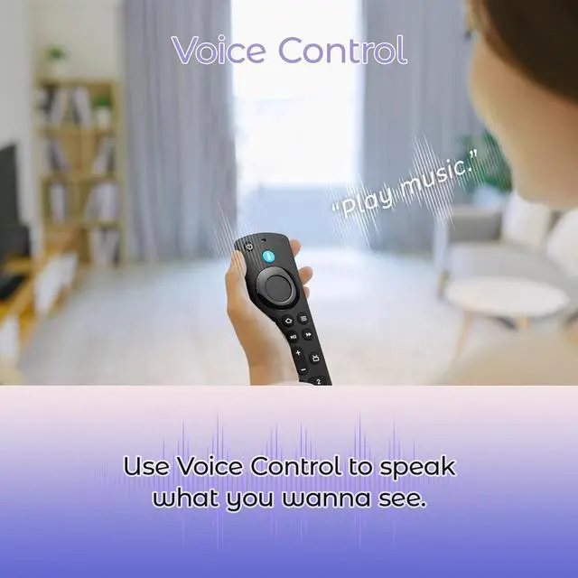 Alt view image 4 of 7 - Replacement Remote Control for TV Stick(2nd Gen/3rd Gen/4K/4K Max/Lite) TV Cube for All Insignia/Toshiba/Pioneer Smart TVs