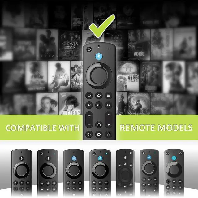 Alt view image 3 of 7 - Voice Remote Replacement fit for TV Stick(4K 4K Max Lite) TVs Cube Smart TV (3rd Gen) and for Insignia Toshiba Pioneer Omni Smart TVs