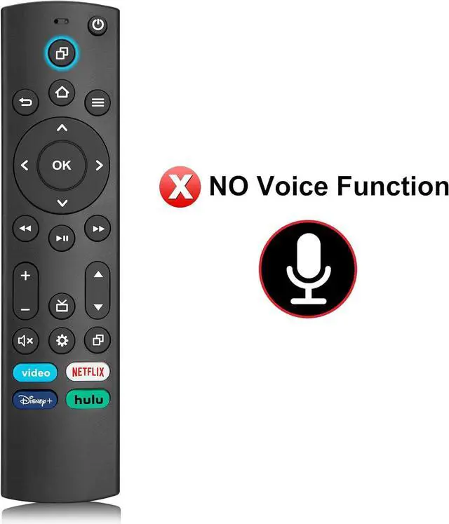 Alt view image 3 of 7 - Replacement-Remote for All Insignia-Toshiba-Pioneer-Smart-TVs