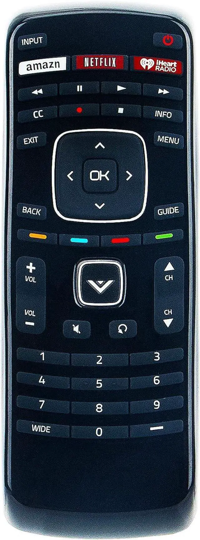 Main image of XRT112 Replacement Remote Control fit for Vizio Smart Internet LED TV with Netflix/iHeart APP Keys