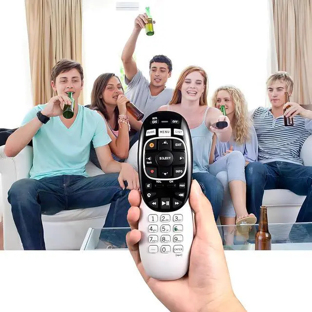 Alt view image 4 of 6 - Buck AT&T DirecTV RC73 IR/RF Universal Wireless Genie Remote Control Replacement Compatible with DirecTV HR20/HR21/HR34/HR44/HR54 DVR Satellite Dish Receiver