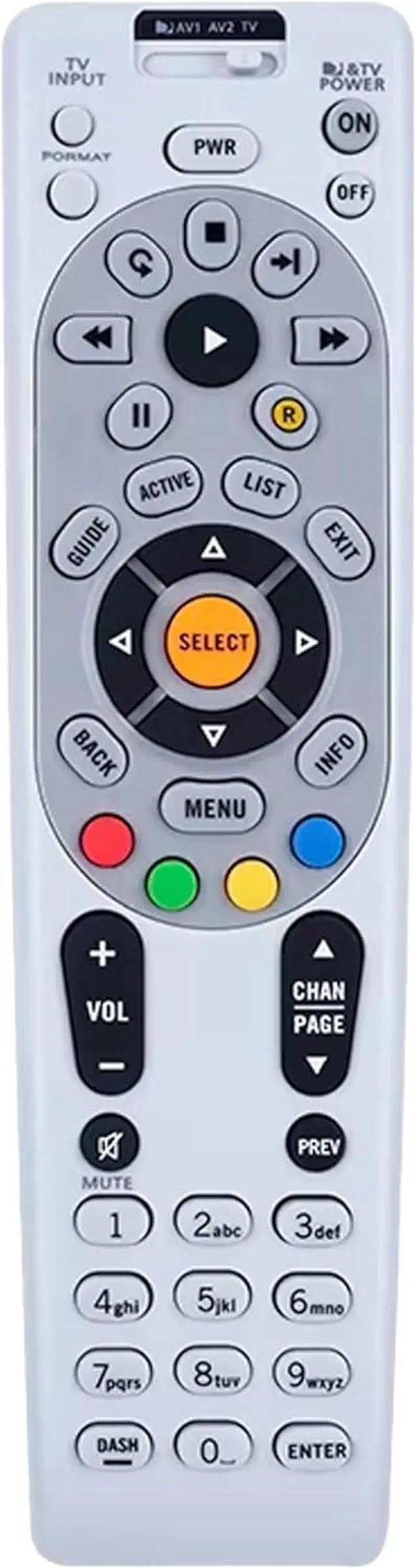 Main image of Rc66 Universal Ir Remote Control Replaces Rc65 H24 Hr24 H25 R16 D12