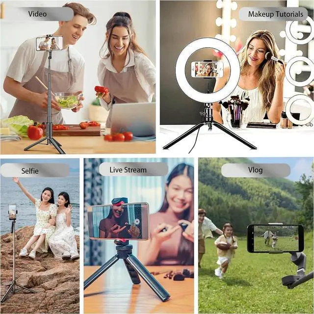Alt view image 5 of 7 - Phone Vlog Selfie Monitor Screen Magnetic Vlog Selfie Monitor Screen with Remote Control Wireless Back Camera Monitor for Vlog Live Stream TikTok YouTube Compatible with iPhone & Android (Grey)