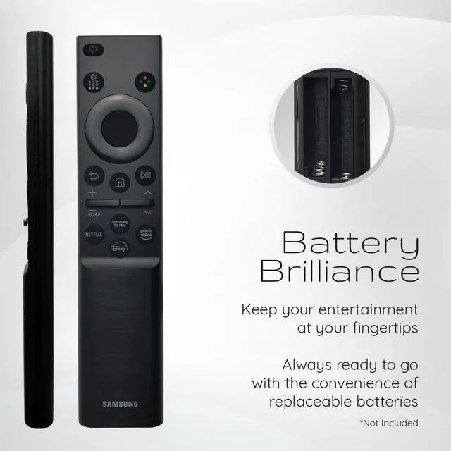 Alt view image 4 of 6 - Original OEM BN59-01388A Remote Control for Crystal UHD 4K CU7000 Series Smart TV Includes Netflix Prime Video & Disney+ Shortcuts