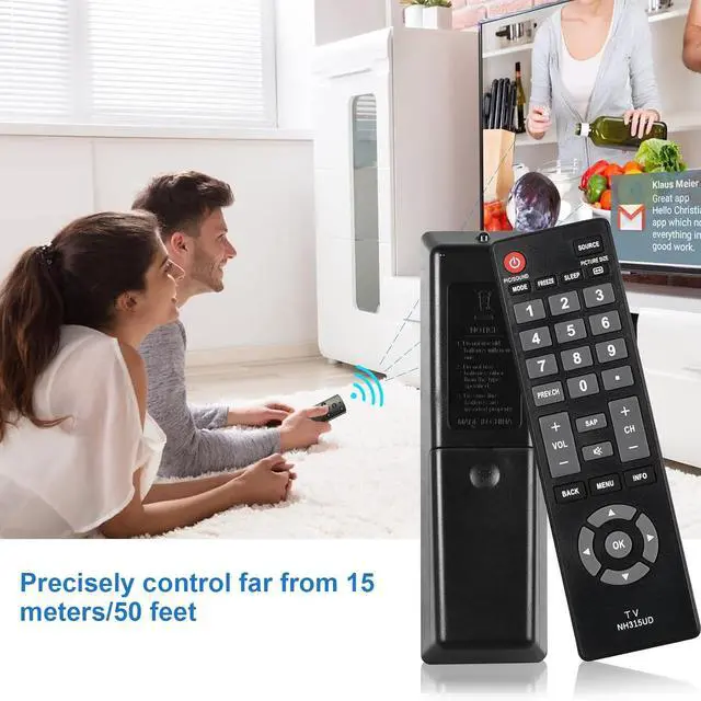 Alt view image 2 of 7 - NH315UP Universal Replacement Remote Control for Sanyo TV