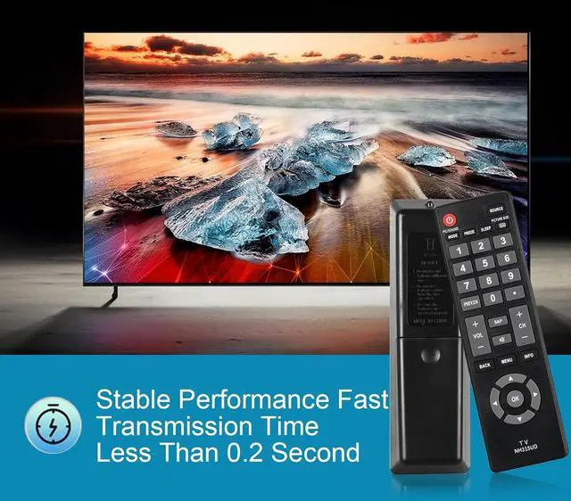 Alt view image 3 of 7 - NH315UP Universal Replacement Remote Control for Sanyo TV