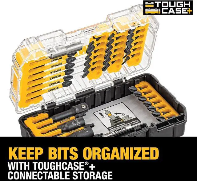 Alt view image 7 of 7 - Screwdriver Bit Set Impact Ready FlexTorq 40-Piece (DWA2T40IR)