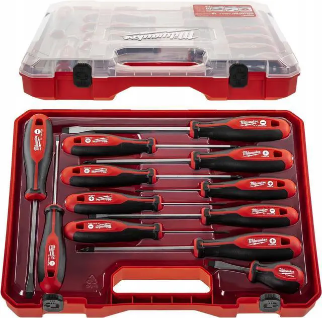 Main image of Set of 12 Tri-Lobe Screwdrivers 4932472003 Red