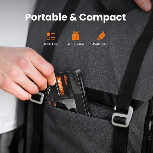 Alt view image 7 of 7 - JOREST 59Pcs Small Precision Screwdriver Set with Torx T5 T6 T8 Mini Repair Tool Kit for Macbook Computer Laptop iPhone PS4 PS5 Xbox Switch Eyeglasses Watch PC Ring Doorbell Electronic