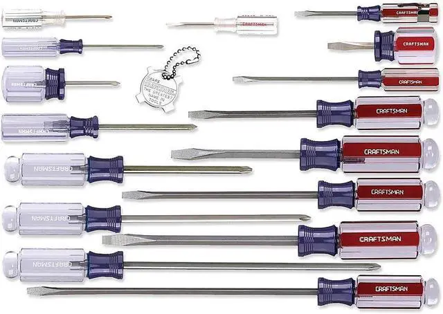 Main image of Craftsman 9-31794 Slotted Phillips Screwdriver Set 17 Piece