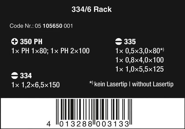 Alt view image 2 of 7 - Kraftform Plus Screwdriver Set Lasertip 6 Piece with Rack