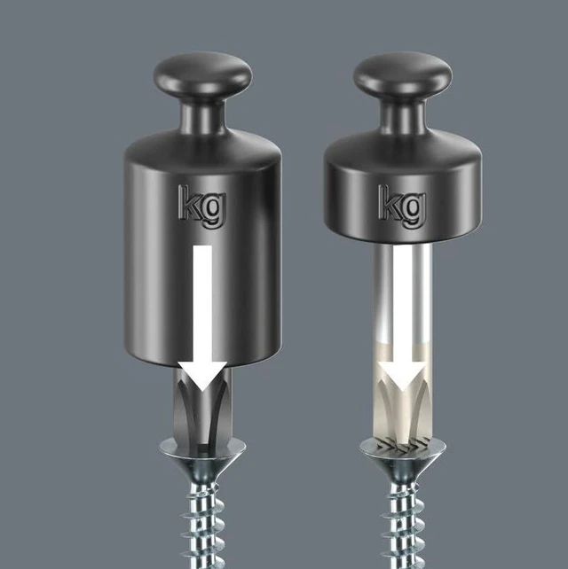 Alt view image 6 of 7 - Kraftform Plus Screwdriver Set Lasertip 6 Piece with Rack