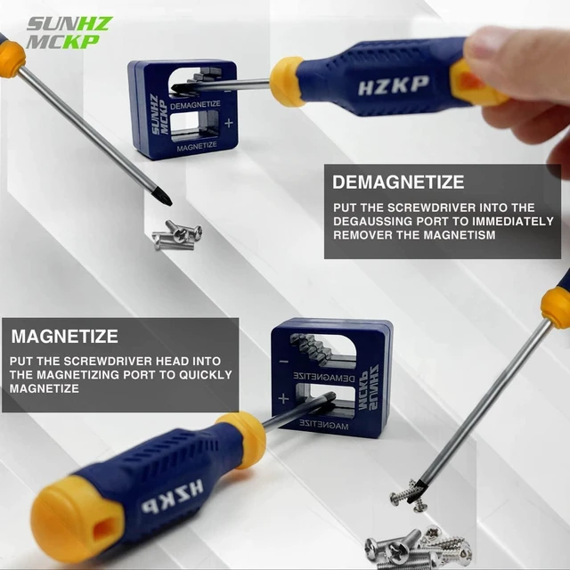 Alt view image 6 of 7 - SUNHZMCKP Magnetic Screwdriver Set 66-Piece S2- Alloy Tool Steel Includes Slotted/Phillips/Torx Mini Precision Screwdrivers Replaceable Screwdriver Bits With Sturdy tool box
