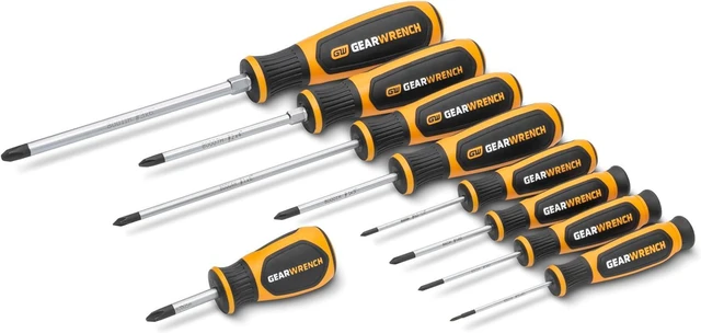 Alt view image 2 of 7 - 9 Piece Phillips Screwdriver Set
