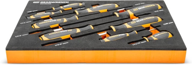 Alt view image 4 of 7 - 9 Piece Slotted Screwdriver Set