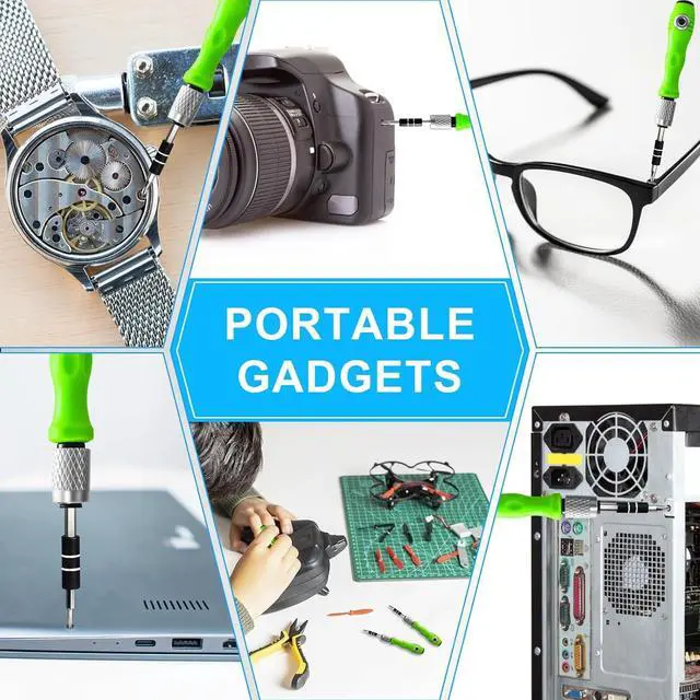 Alt view image 3 of 7 - 32 in 1 Small Precision Screwdriver Set Tiny Magnetic Screwdriver Sets Professional Repair Tool Kit for Glasses Watches Laptop Electronics Toys Jewelry Computers