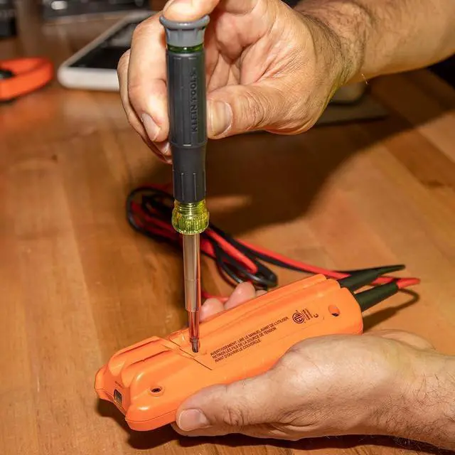 Alt view image 7 of 7 - 32314 Electronic Screwdriver 14-in-1 with 8 Precision Tips Slotted Phillips and Tamperproof TORX Bits 6 Precision Nut Drivers