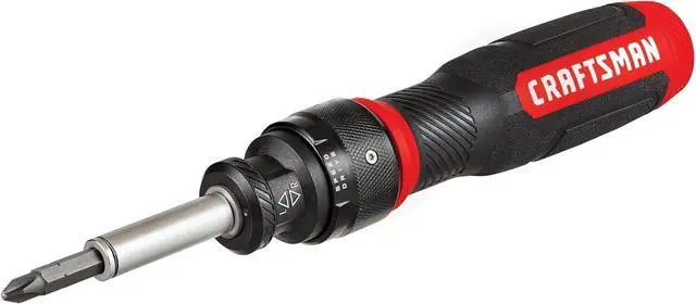 Alt view image 5 of 6 - Ratcheting Screwdriver SpeedDrive 2 Double Ended Bits Included Handle Holds Up To 6 Bits (CMHT68129)