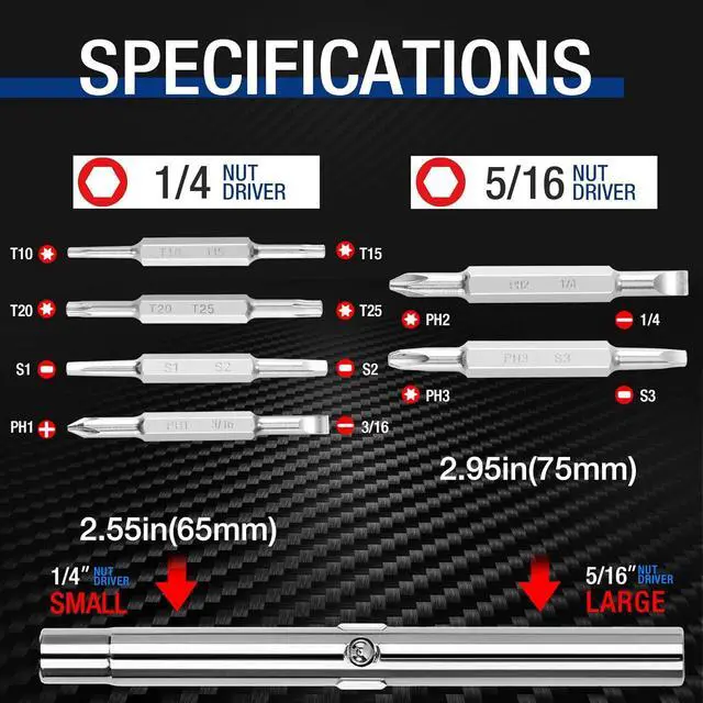 Alt view image 2 of 7 - 15-in-1 Multi-bit Screwdriver Set Tool All in One Portable Multi-purpose Screw-driver Slotted/Philips/Torx/Square