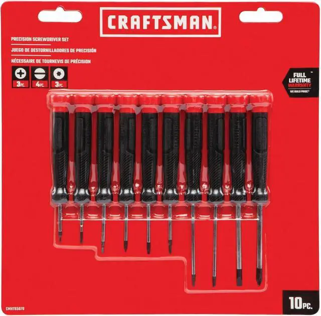 Alt view image 3 of 3 - Screwdriver Set Precision 10Piece (CMHT65070)