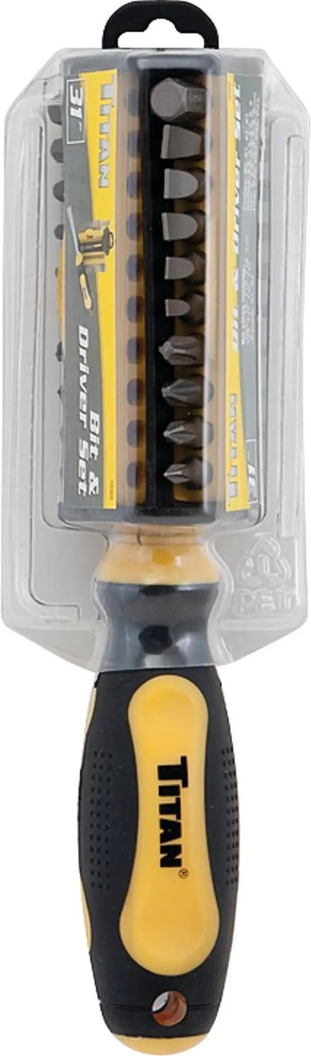 Alt view image 2 of 2 - 16068 31-Piece Multi-Bit Screwdriver Set | Slotted Hex Phillips Pozi Square Star Bits