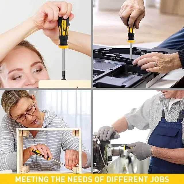 Alt view image 5 of 7 - 12-Piece Magnetic Torx Screwdrivers Set Magnetic Torx Driver Star Screwdrivers Set T5 - T40 Best Choice