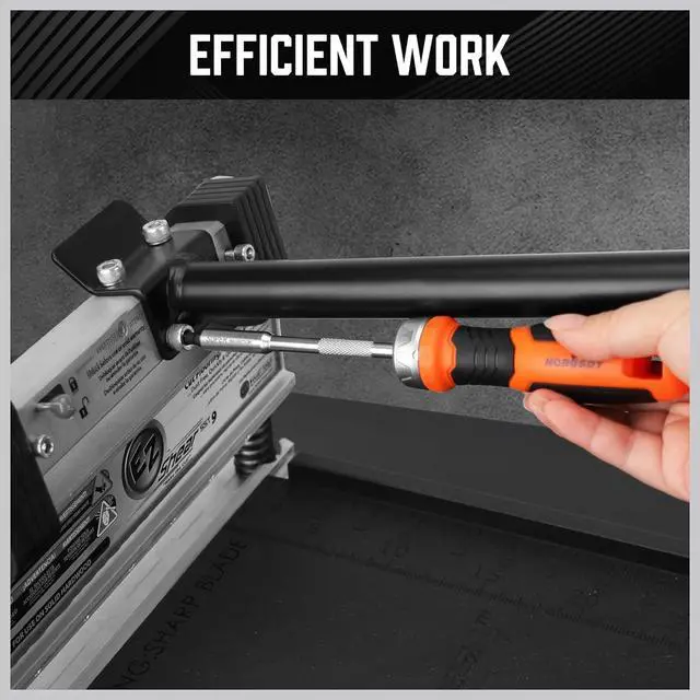 Alt view image 7 of 7 - 25-Piece Hex Screwdriver Bit Set | Metric and SAE Hex Bit Set 1/4 inch Ratcheting Magnetic Bit Driver