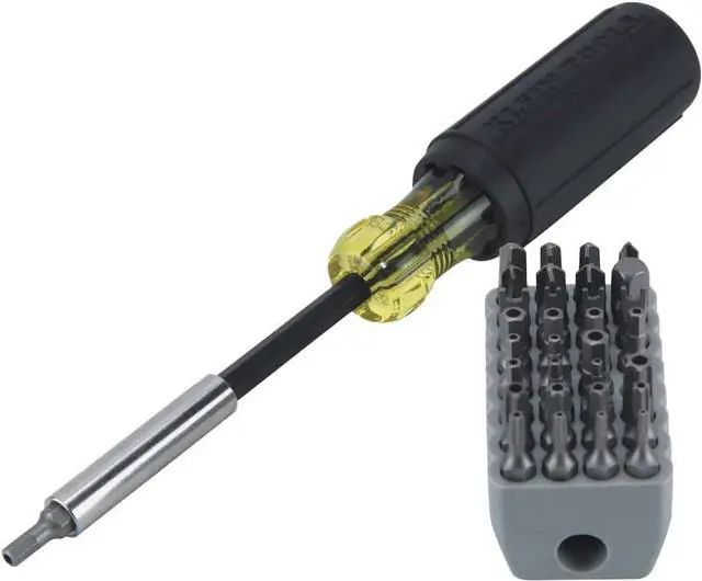Main image of 32510 Magnetic Multibit Screwdriver with Sturdy Torx Hex Spanner Tri-Wing Torq and Nut Tamperproof Bits and Storage Block