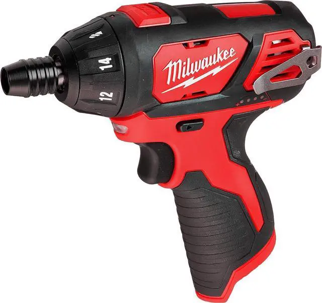 Main image of 2401-20 M12 12-Volt Lithium-Ion Cordless 1/4 in. Hex Screwdriver (Tool-Only)