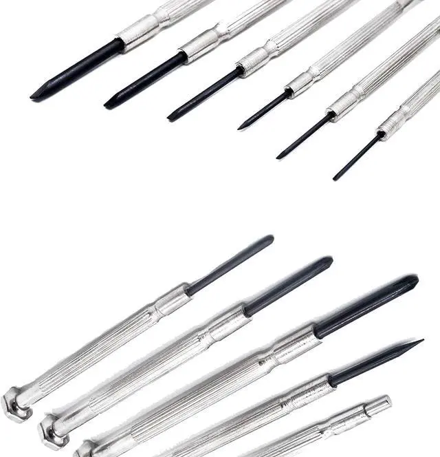 Alt view image 3 of 6 - 11PCS Mini Screwdriver Set Small Tools with 11 Different Size Flathead and Phillips Screwdrivers Precision Screwdriver Set for Jewelry Watch iPhone Toys Computer Eyeglass Repair