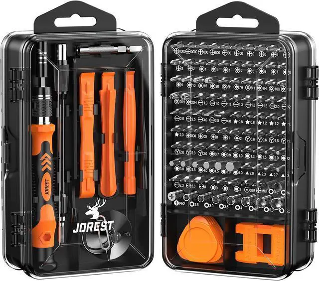 Main image of JOREST 117 in 1 Precision Screwdriver Set Tool Gifts for Men Mini Repair Tool Kit with Torx Triwing Bits Repair for Computer Macbook Laptop PC RC PS5 iphone Electronics XBOX Glasses