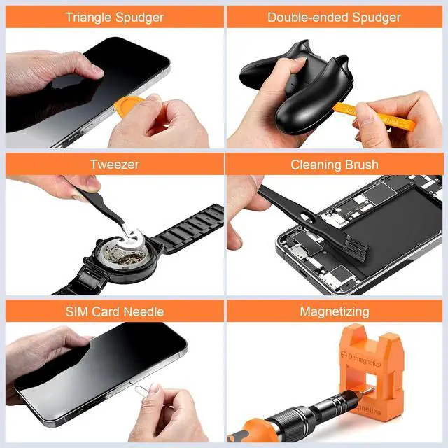 Alt view image 6 of 7 - JOREST 117 in 1 Precision Screwdriver Set Tool Gifts for Men Mini Repair Tool Kit with Torx Triwing Bits Repair for Computer Macbook Laptop PC RC PS5 iphone Electronics XBOX Glasses