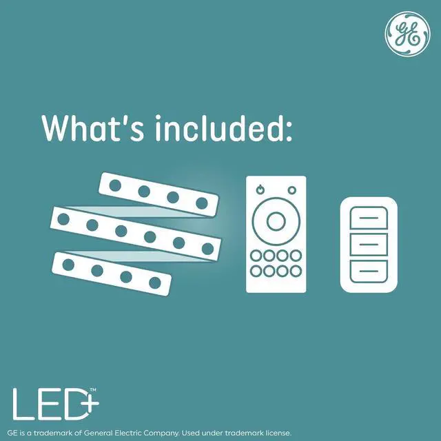 Alt view image 7 of 7 - LED+ Color Changing LED Light Strip with Remote 13W Music Syncing Strip Light 32ft