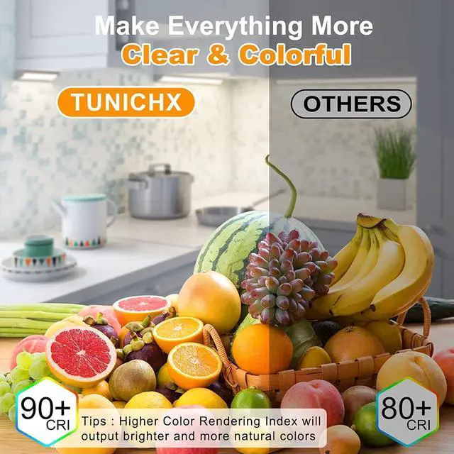 Alt view image 4 of 7 - COB LED Strip Lights DC 12V LED Lights Flexible Super Bright LED Strips 16.4ft 3000K Warm White CRI 90+ 2400LEDs High Density Uniform Light for Home Room Decor (No Adapter or Controller)