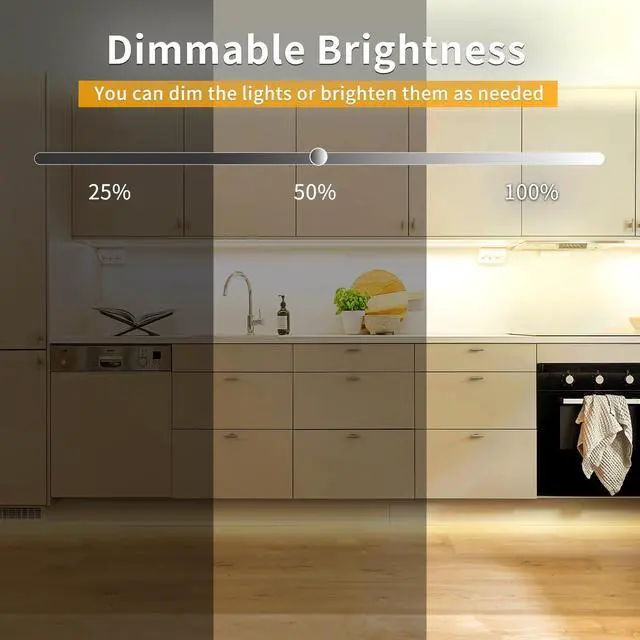 Alt view image 3 of 7 - COB LED Strip Lights 100ft 3000K DC 24V Dimmable Warm White Flexible LED Lights Strip for Bedroom with Remote and app Control LED Rope Lights for Living Room Shelf Cabine Bed