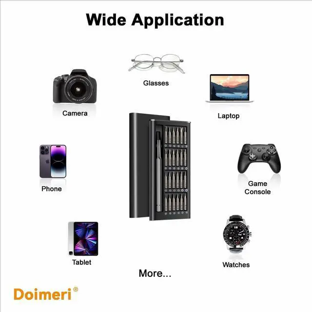 Alt view image 6 of 7 - 24-in-1 Small Precision Screwdriver Set Made of Premium S2 Steel Professional Mini Magnetic Repair Tool Kit by