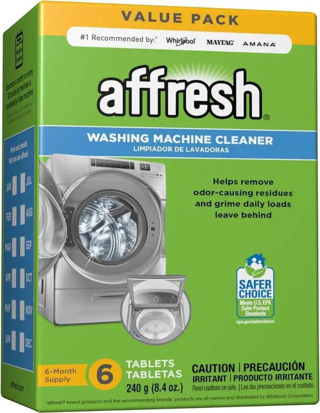 Main image of Washing Machine Cleaner Cleans Front Load and Top Load Washers Including HE 6 Tablets