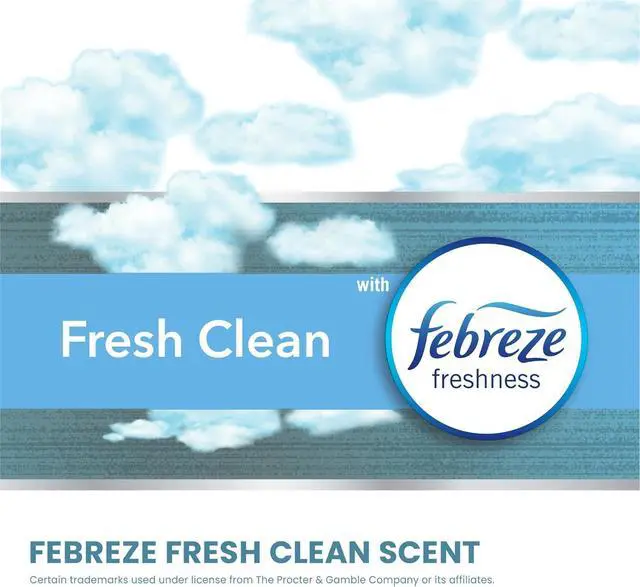 Alt view image 3 of 7 - Tall Kitchen Drawstring Trash Bags - Odorshield 13 Gallon White Trash Bag Febreze Fresh Clean 110 Count