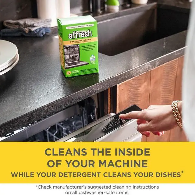 Alt view image 3 of 4 - W10549851 Dishwasher Cleaner 6 Tablets Formulated to Clean Inside All Machine Models Count