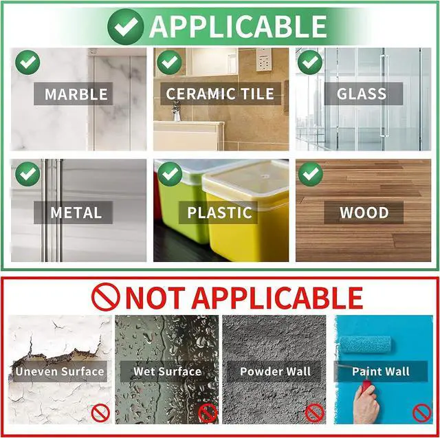 Alt view image 6 of 6 - Double Sided Tape Heavy Duty Nano Double Sided Adhesive Tape Clear Mounting Tape Picture Hanging Adhesive Strips (9.85FT)