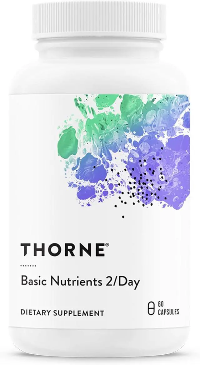Main image of Basic Nutrients 2/Day - Comprehensive Daily Multivitamin with Optimal Bioavailability - Vitamin & Mineral Formula - Gluten Dairy & Soy-Free - 60 Capsules - 30 Servings