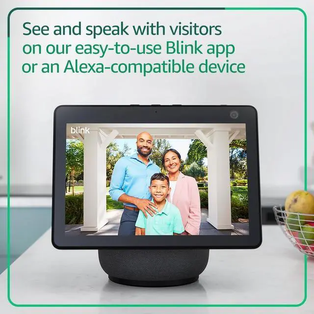 Alt view image 5 of 6 - Video Doorbell (newest model) C Head-to-toe HD view two-year battery life and simple setup. Sync Module Core included C System (Black)