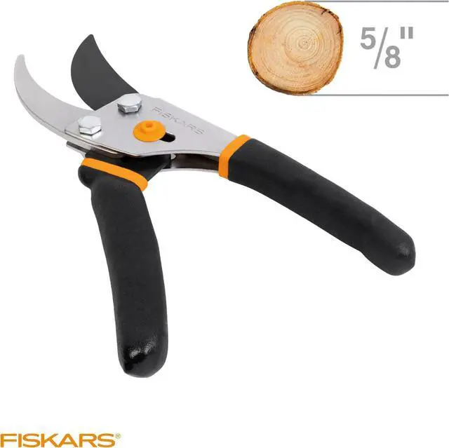 Alt view image 5 of 7 - Bypass Pruning Shears 5/8-Inch Cut Capacity Garden Clippers Gardening Scissors with Sharp Rust Resistant Steel Blade