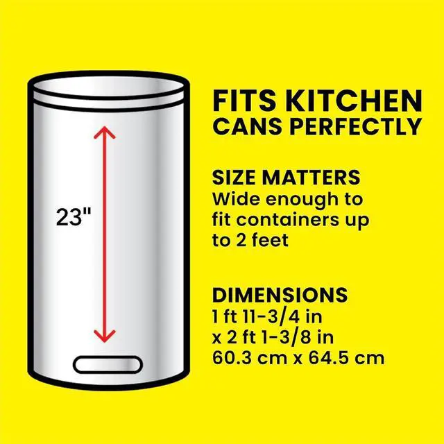 Alt view image 7 of 7 - Tall Kitchen Drawstring Trash Bags - Odorshield 13 Gallon White Trash Bag Febreze Fresh Clean 110 Count