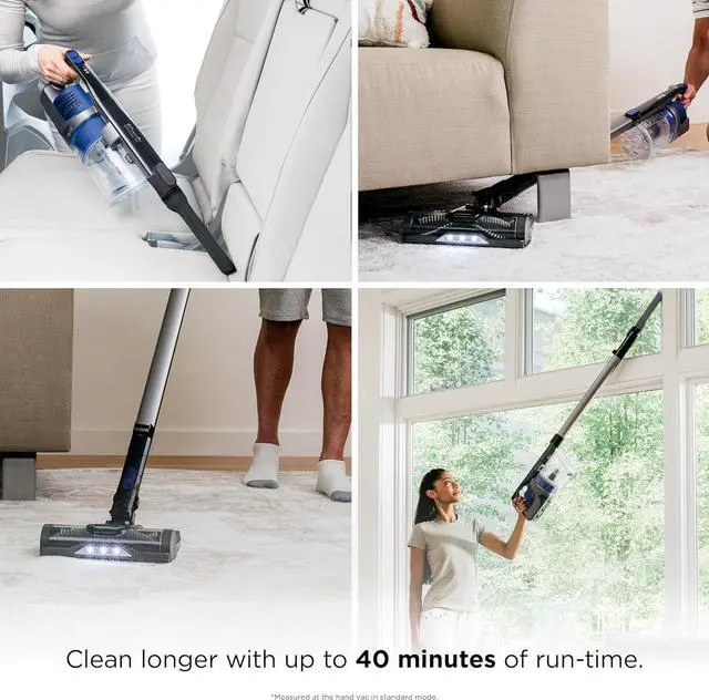 Alt view image 3 of 7 - | Pet Cordless Vacuum Cleaner | LED Headlights | Removable Handheld Vacuum for Pet Hair | Crevice Tool & Pet Multi-Tool Included | 40min Runtime | For Carpet & Hard Floors | Grey | IX141
